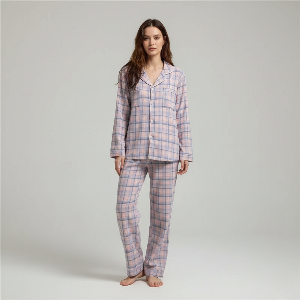 Pyjama Carreaux Pastel – Mixte