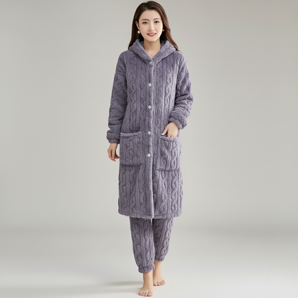 Pyjama Long Pilou – Femme