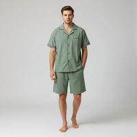 Pyjama Court Carreaux – Homme
