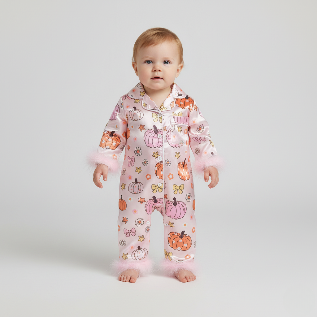 Pyjama Halloween Satiné Fourrure – Bébé