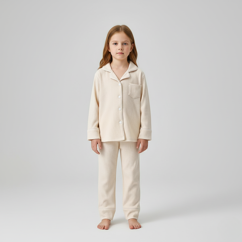 Pyjama Côtelé Doux – Enfant