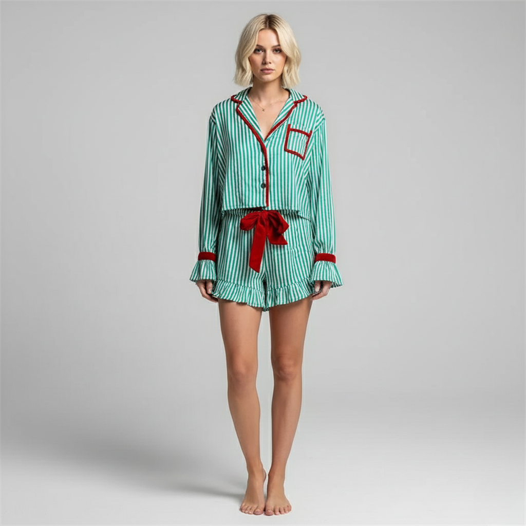 Pyjama Short Noël – Femme