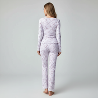 Pyjama Long Fleuri – Femme