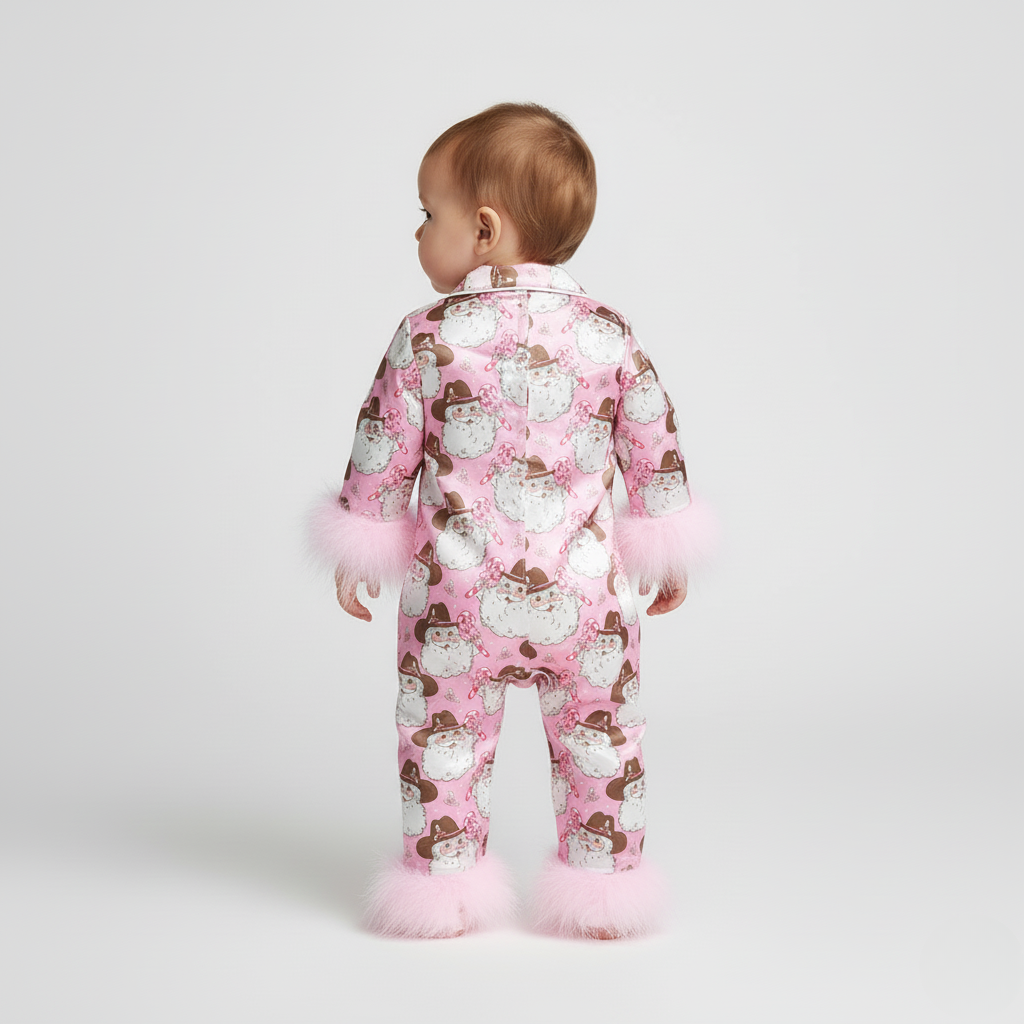 Pyjama Noël Satiné Fourrure – Bébé