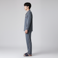 Pyjama Bleu Rayé – Homme