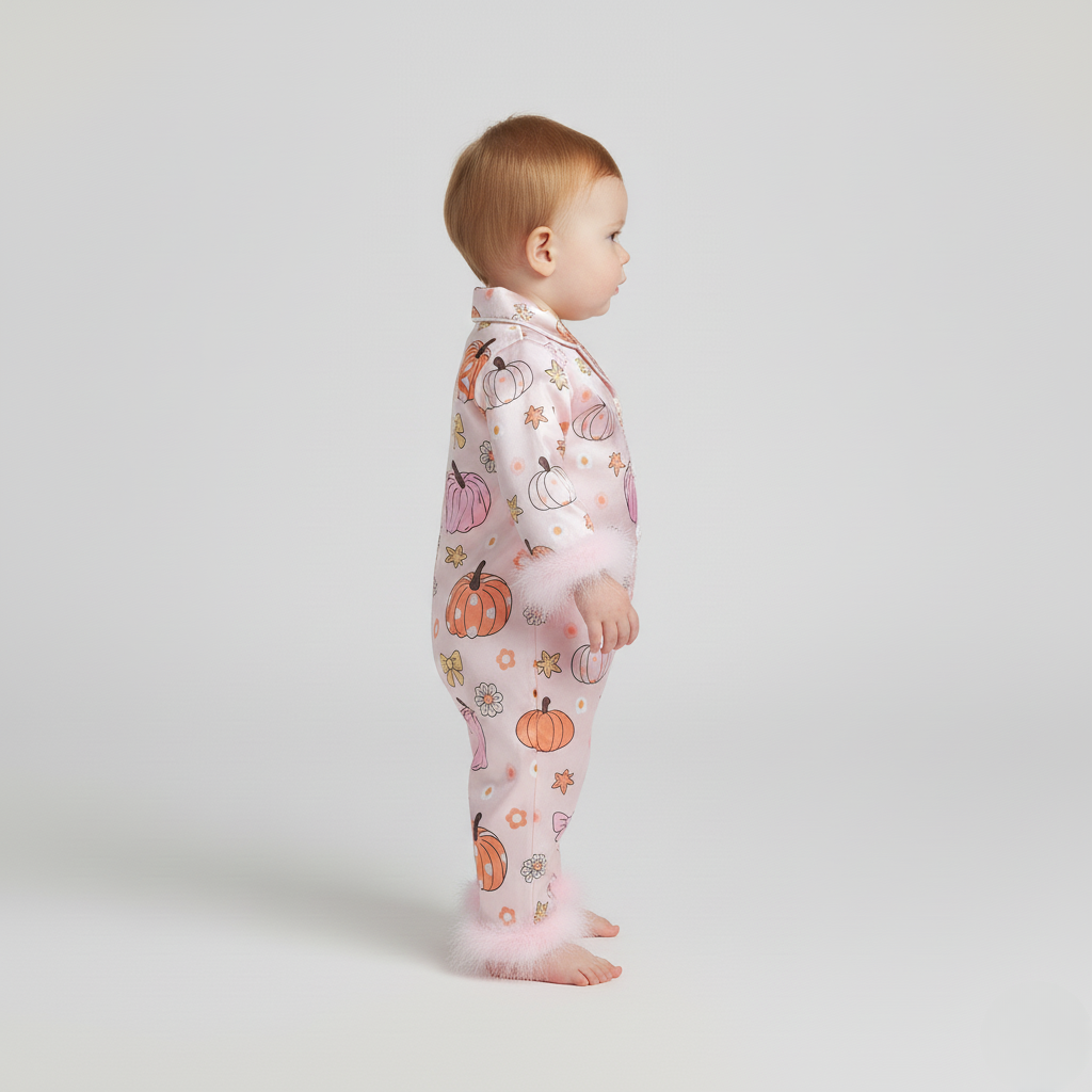 Pyjama Halloween Satiné Fourrure – Bébé
