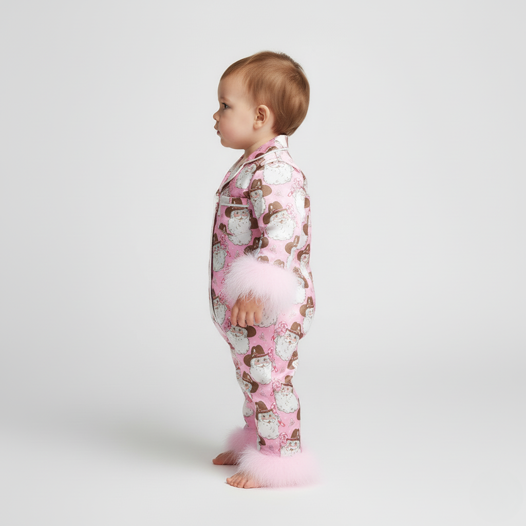 Pyjama Noël Satiné Fourrure – Bébé