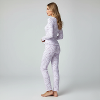 Pyjama Long Fleuri – Femme