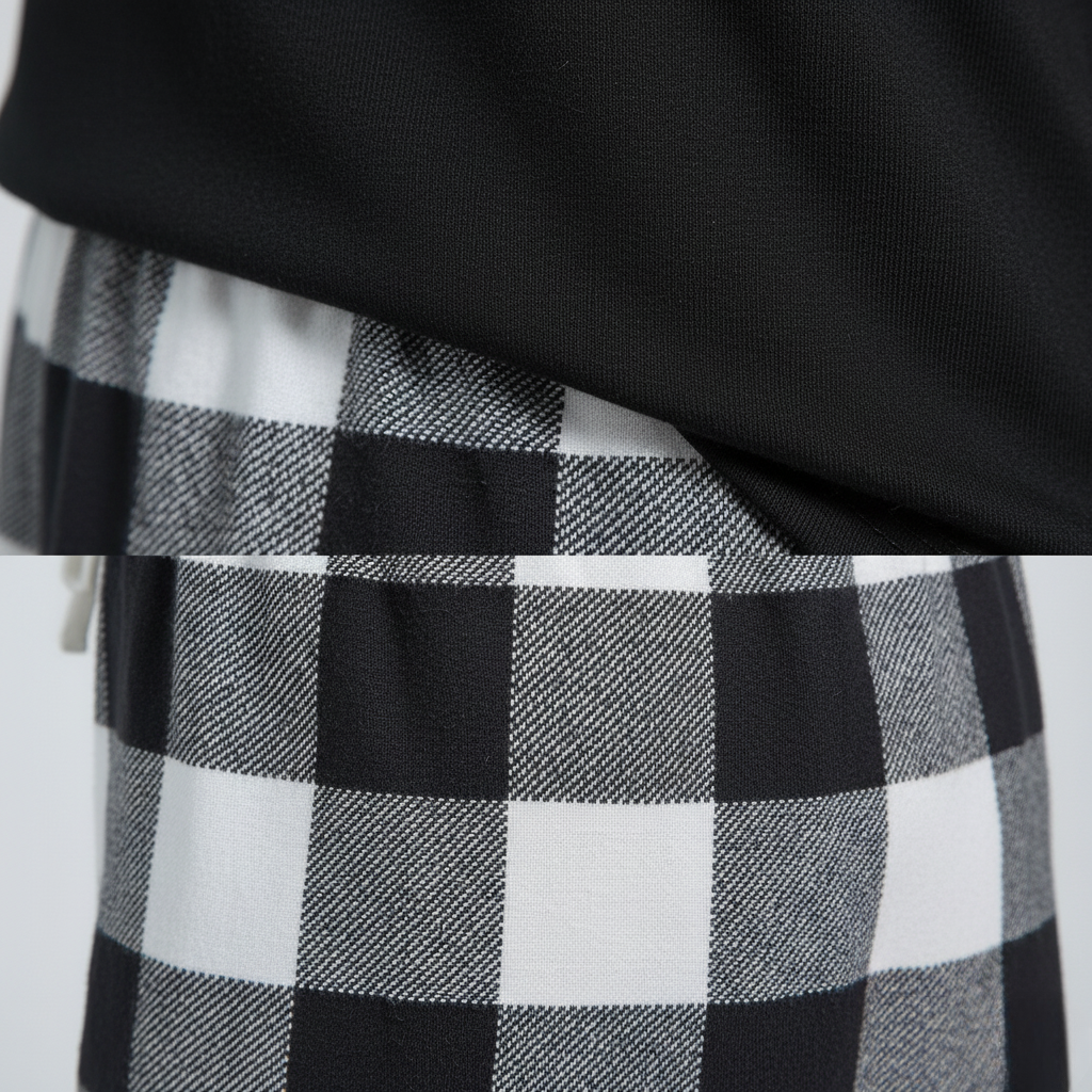 Pyjama Short Carreaux – Femme