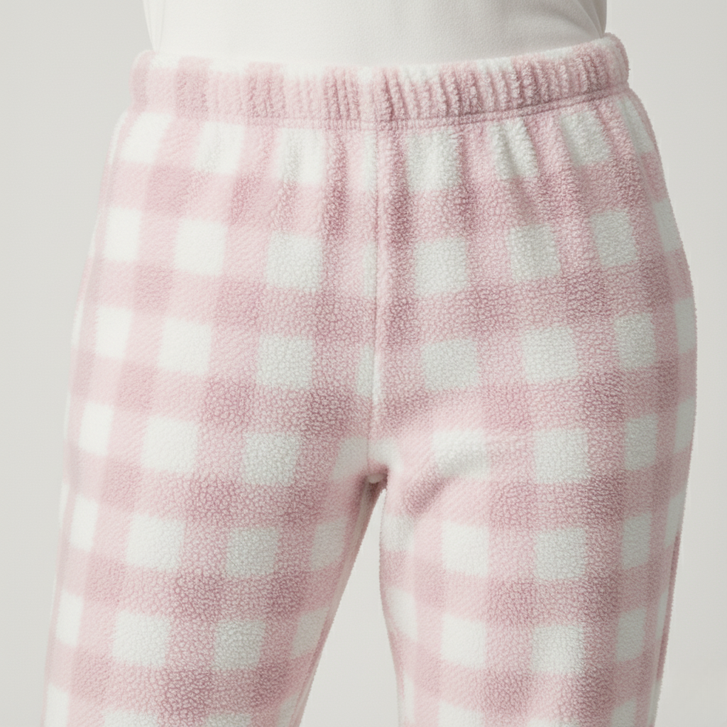 Pantalon Pyjama Carreaux Rose – Femme