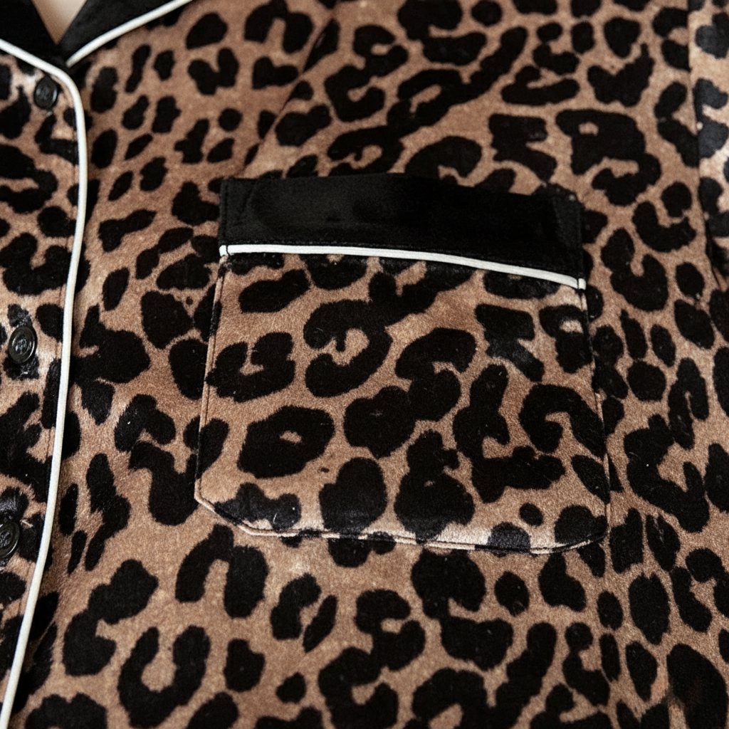 Pyjama Léopard Doux – Femme