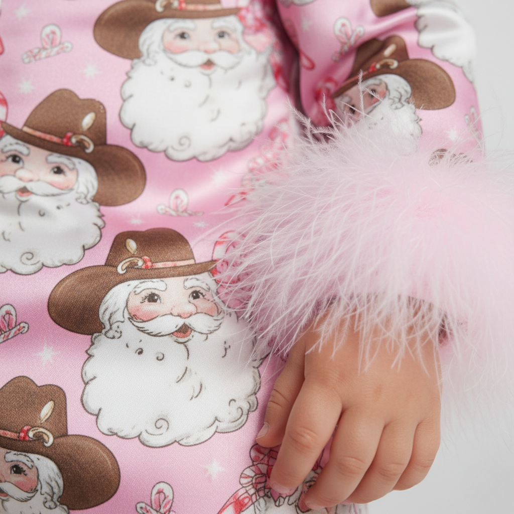 Pyjama Noël Satiné Fourrure – Bébé
