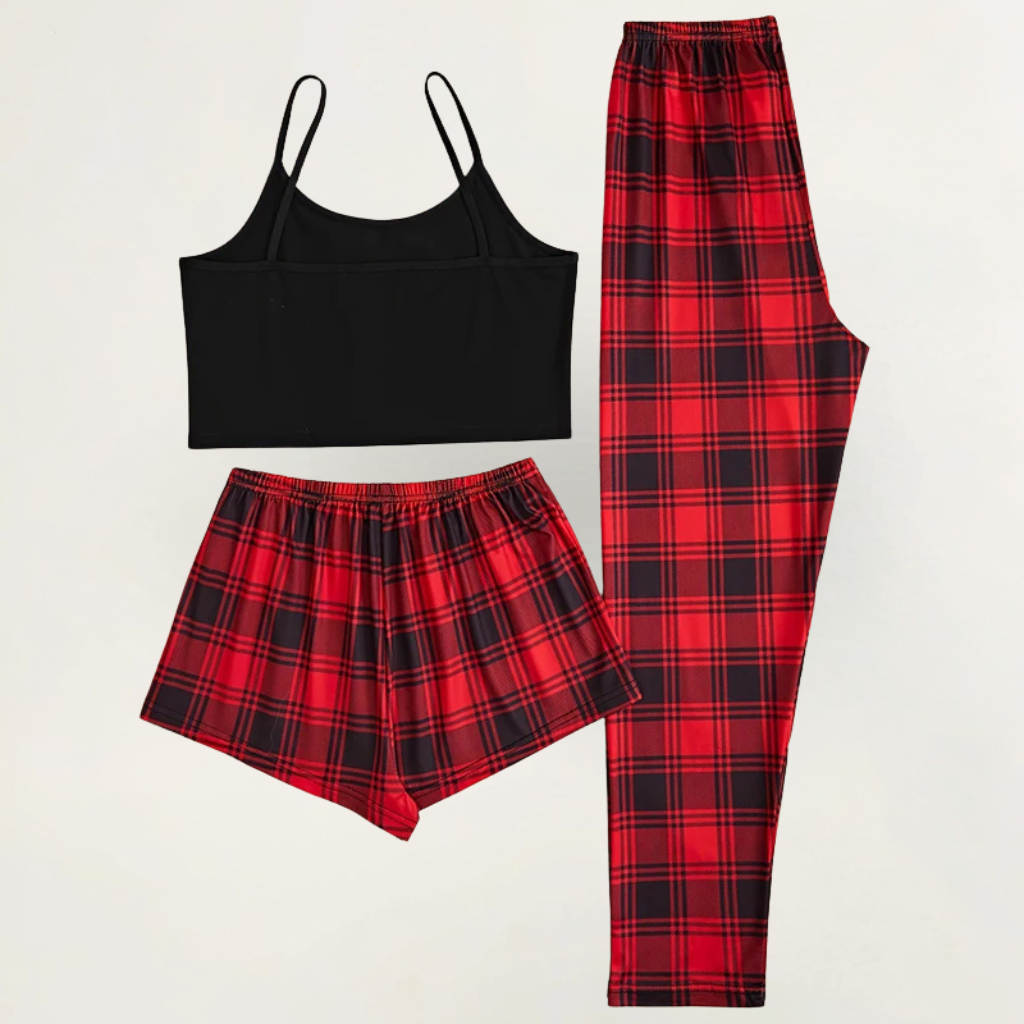 Pyjama 3 Pièces Noël – Femme