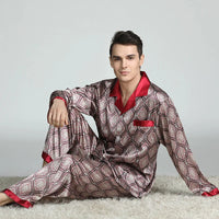 Pyjama Satin Rouge – Homme