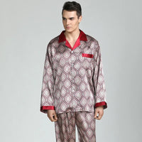 Pyjama Satin Rouge – Homme