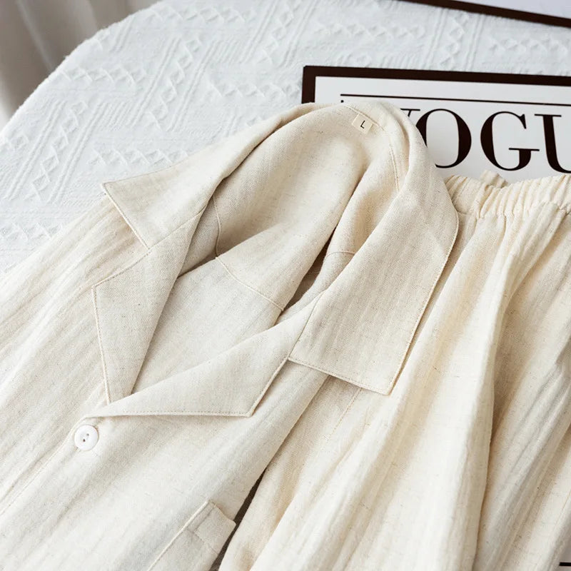 Ensemble de Pyjama Homme En Gaze De Coton