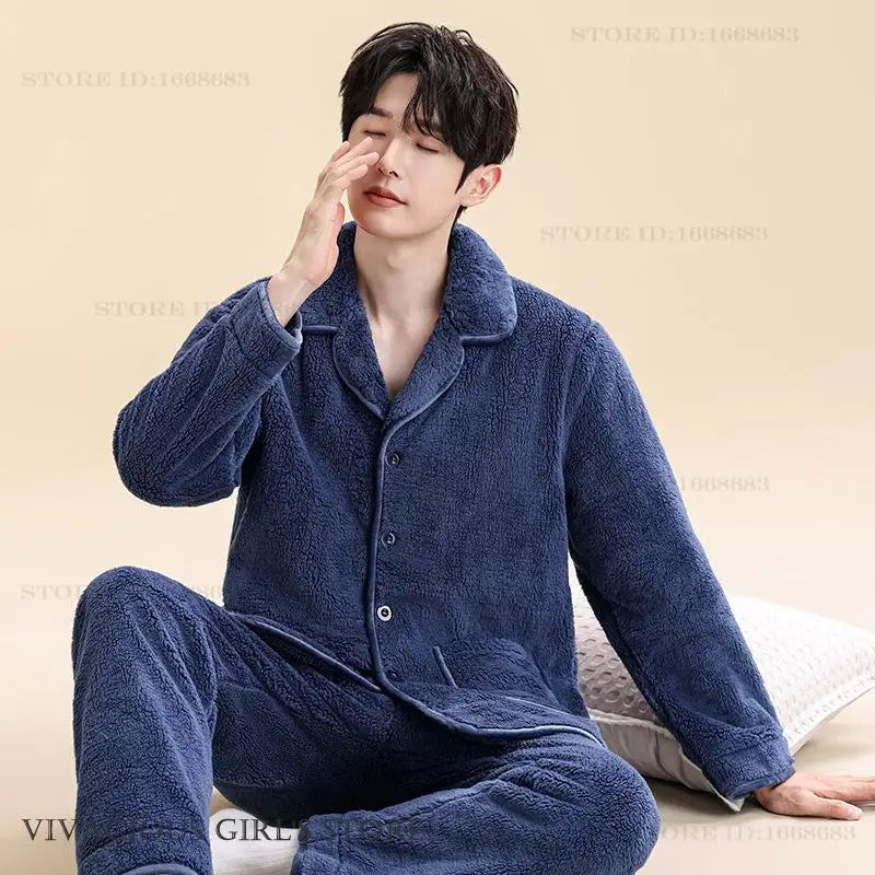 Pyjama Homme En Polaire