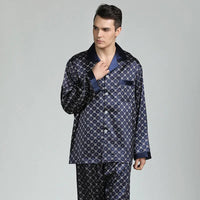 Pyjama Satin Bleu – Homme