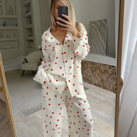 Pyjama Coton Coeur – Femme