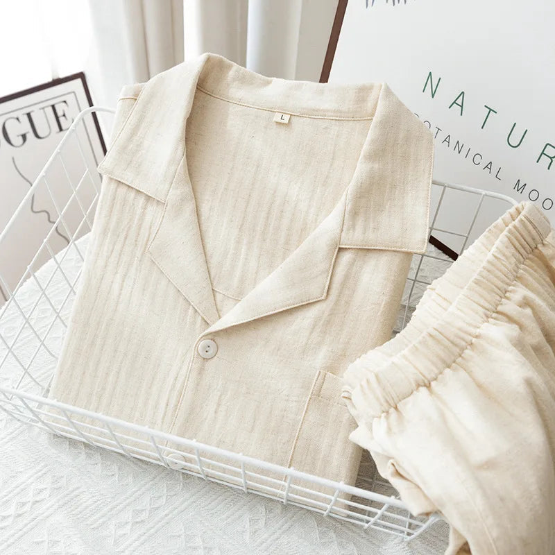 Ensemble de Pyjama Homme En Gaze De Coton