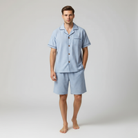 Pyjama Court Carreaux – Homme