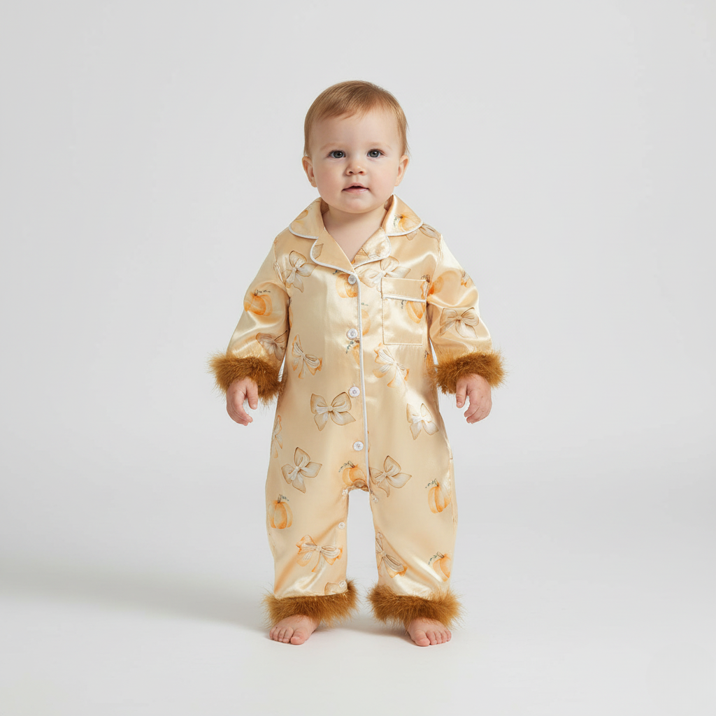 Pyjama Halloween Satiné Fourrure – Bébé