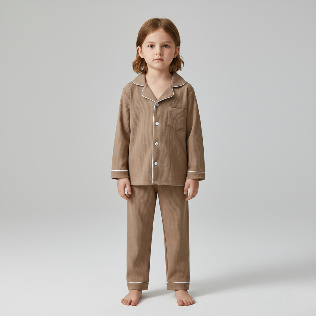 Pyjama Côtelé Doux – Enfant