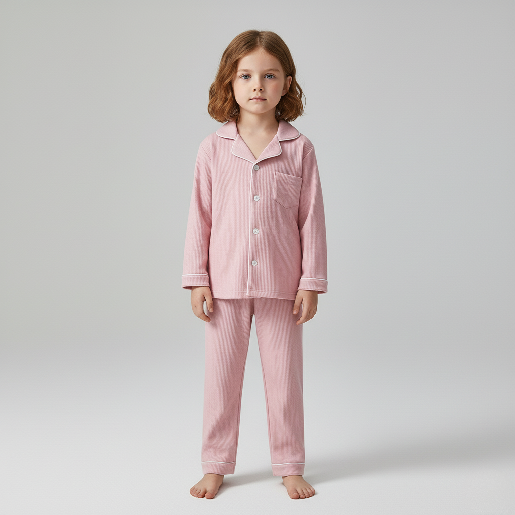 Pyjama Côtelé Doux – Enfant