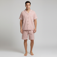 Pyjama Court Carreaux – Homme