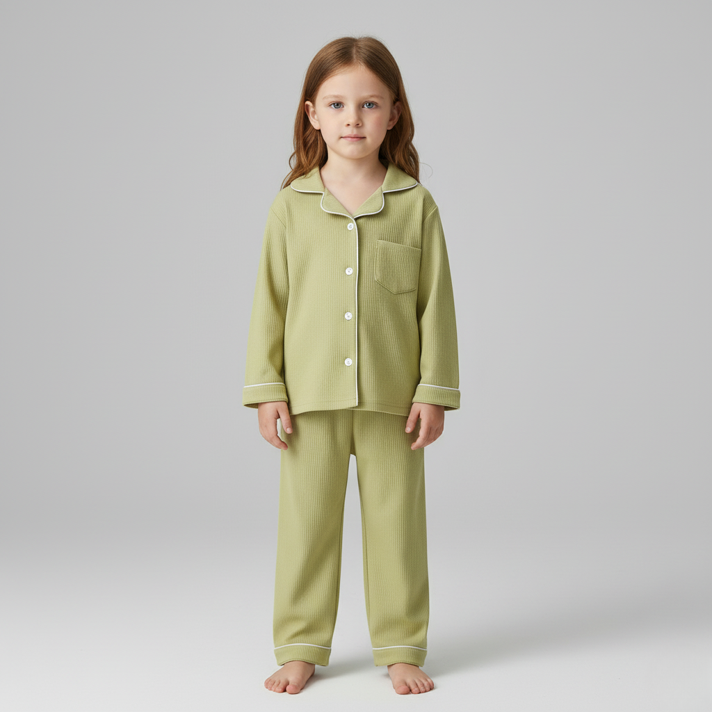 Pyjama Côtelé Doux – Enfant