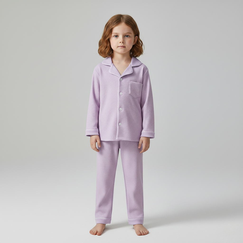 Pyjama Côtelé Doux – Enfant